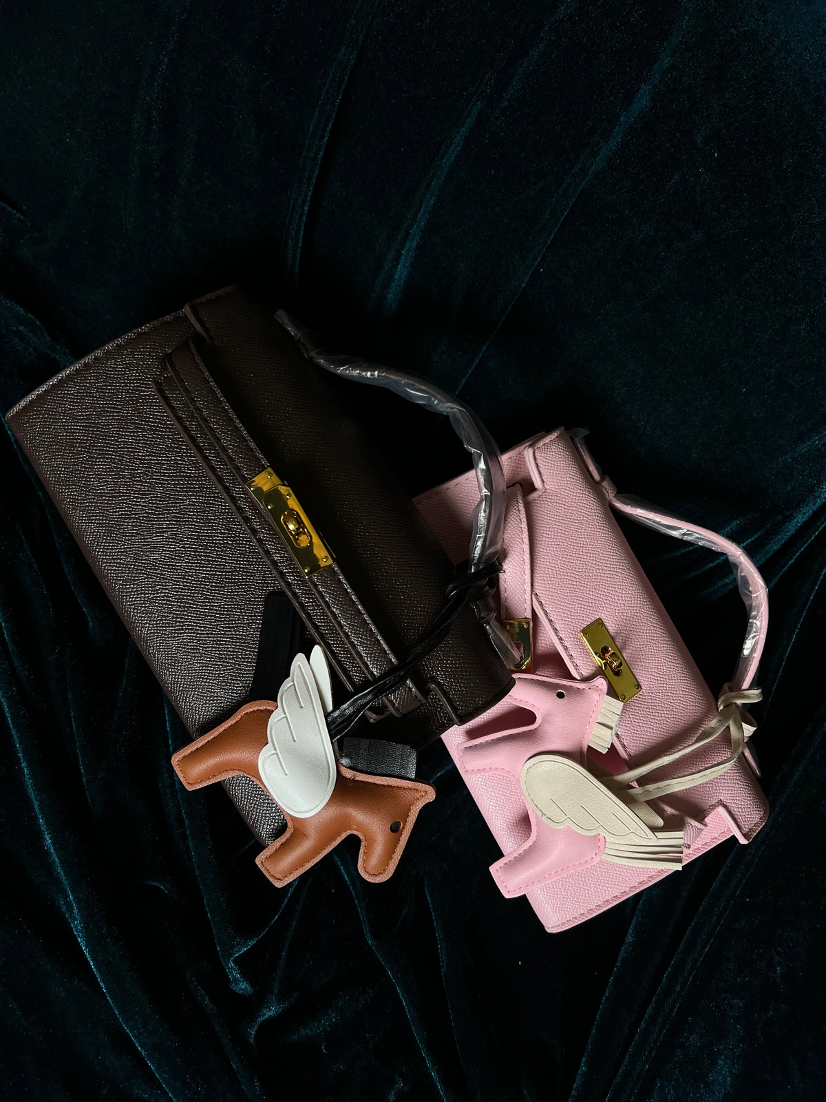 Aria Structured Top-Handle Crossbody Bag