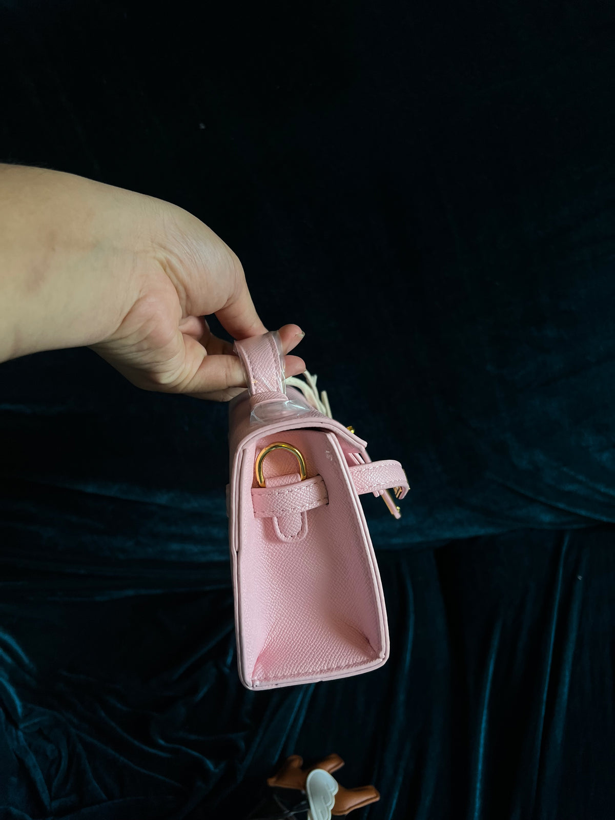 Aria Structured Top-Handle Crossbody Bag