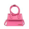 Architectural Top-Handle Flap Bag
