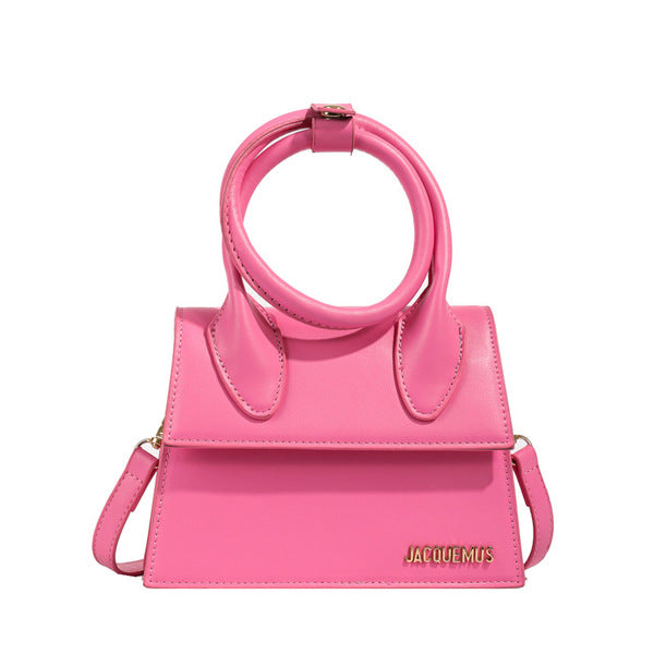 Architectural Top-Handle Flap Bag