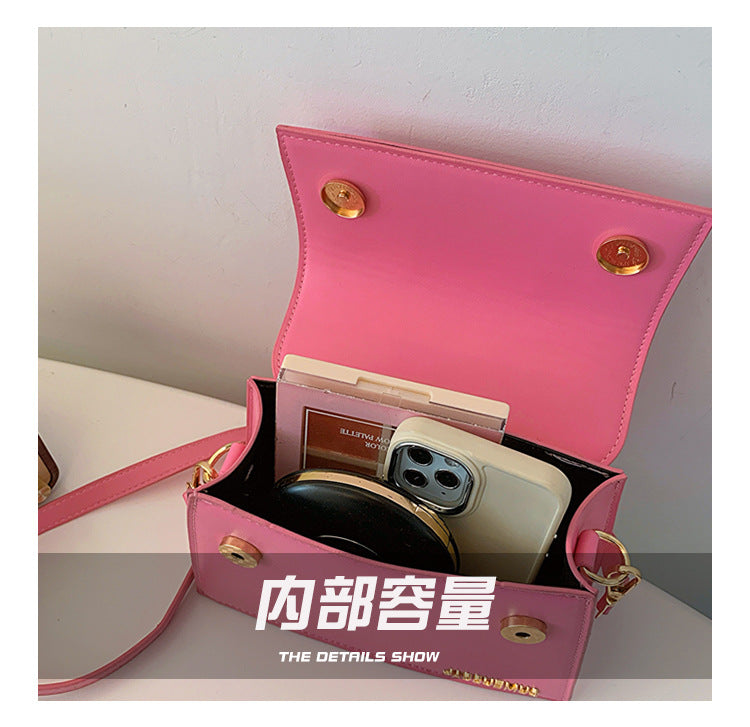 Architectural Top-Handle Flap Bag