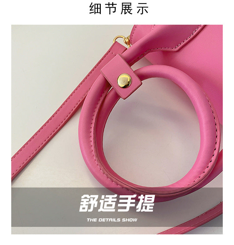 Architectural Top-Handle Flap Bag