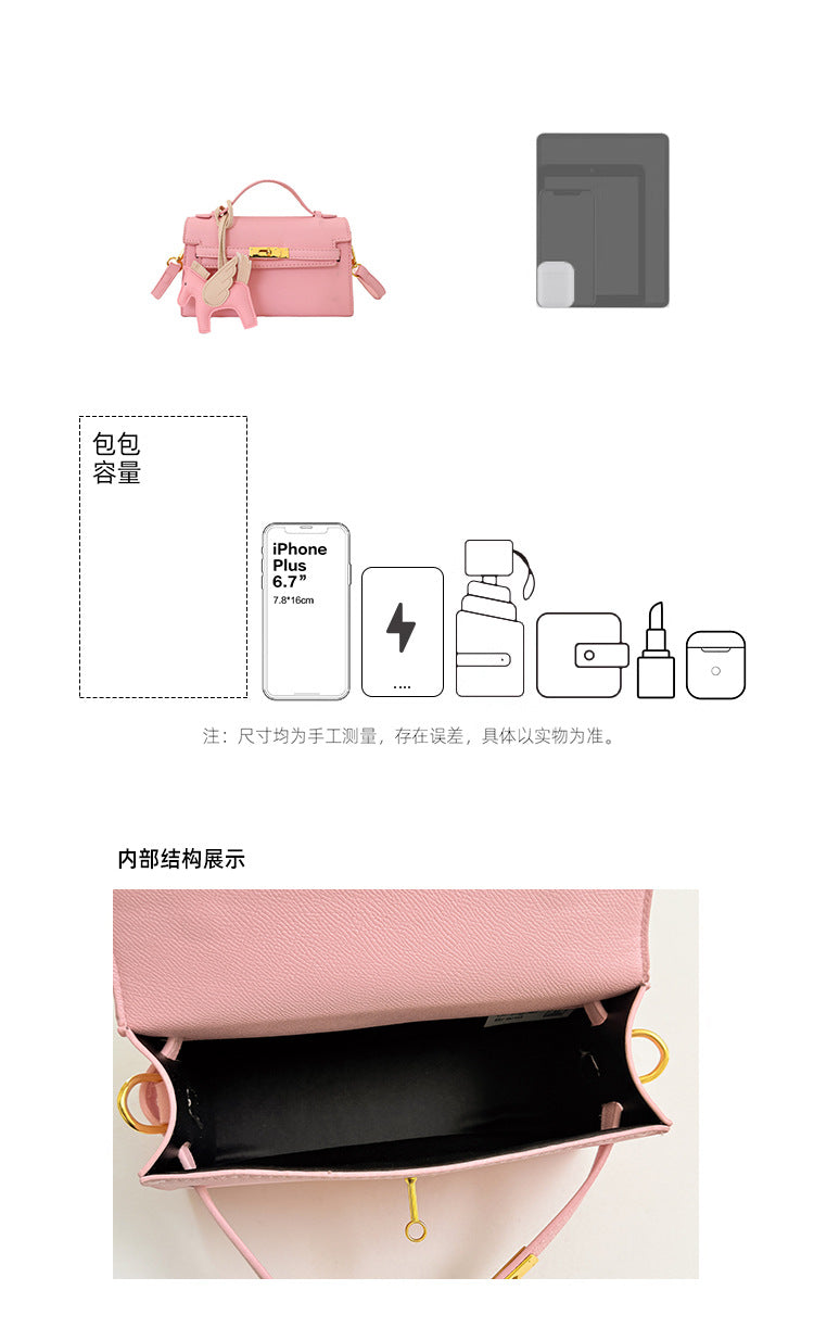 Aria Structured Top-Handle Crossbody Bag