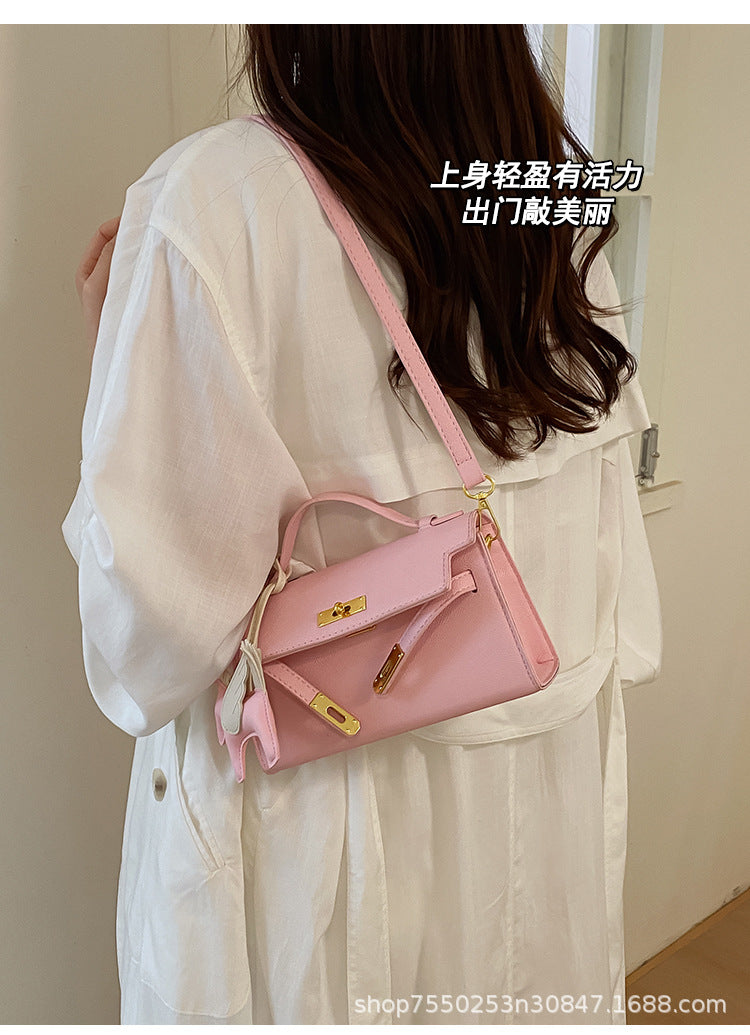 Aria Structured Top-Handle Crossbody Bag