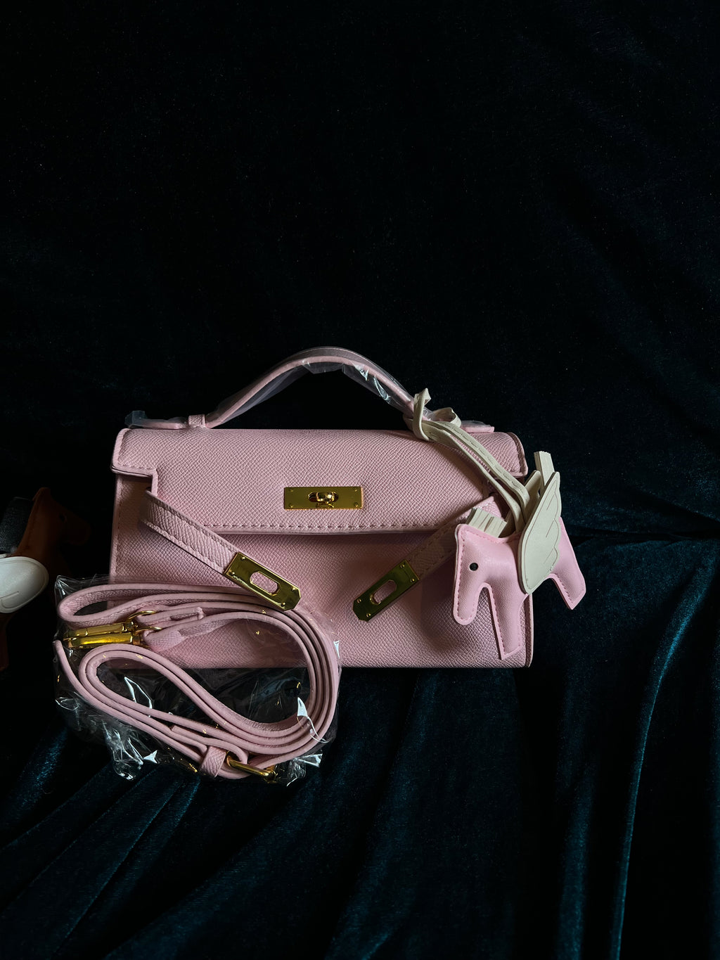 Aria Structured Top-Handle Crossbody Bag