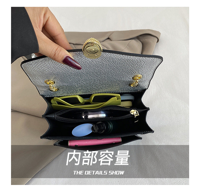 Luxury Serpenti Snake-Head Leather Flap Chain Bag